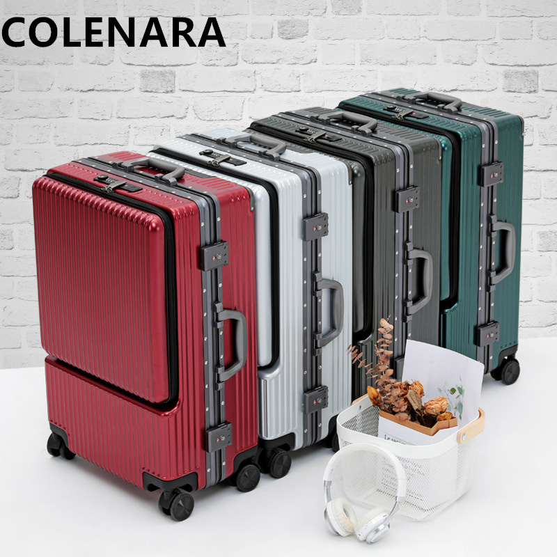 Aluminum Case 65 - COLENARA Valigia Trolley con Apertura Frontale