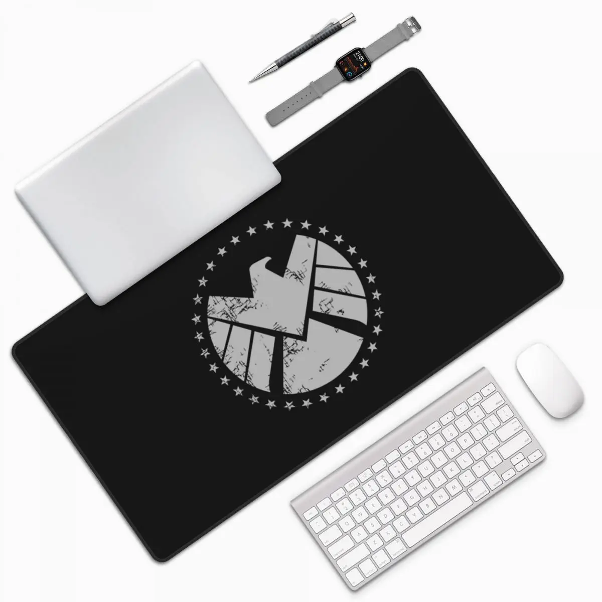 Gaming Keyboard Training - Tappetino per mouse grande Shield Agent