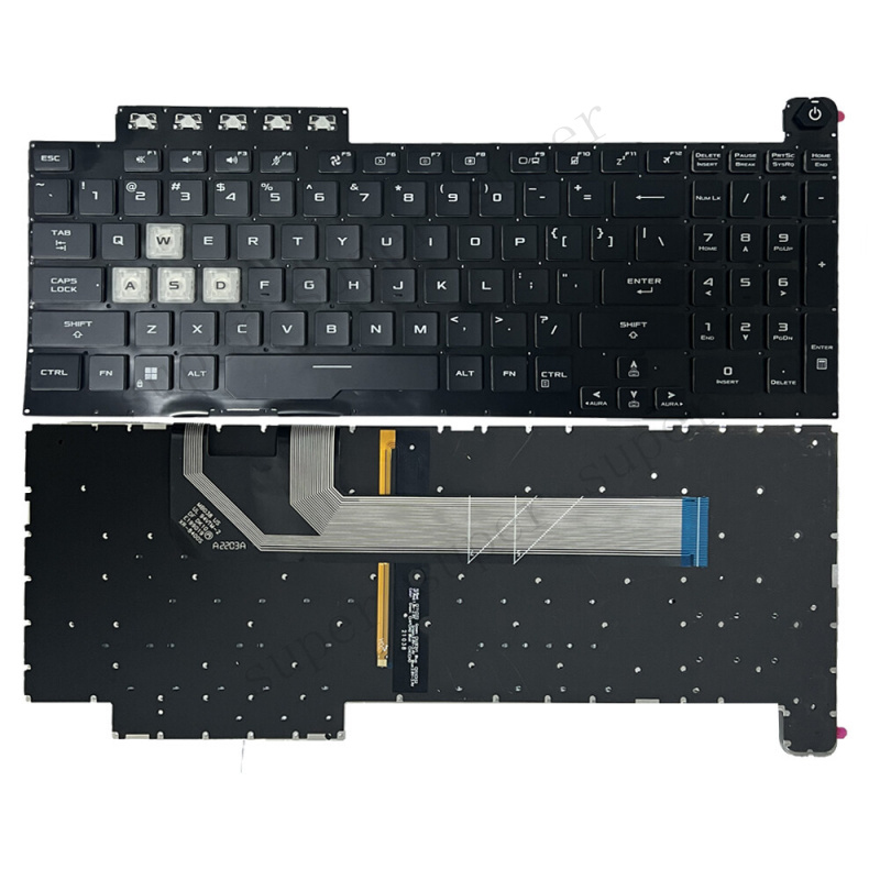 Keyboard Gaming Black - Tastiera retroilluminata S++ nera US per