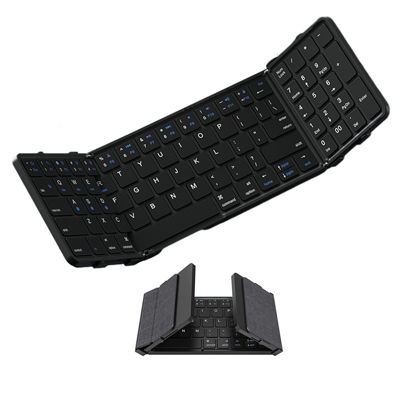 Gaming Keyboard Budget - Tastiera Bluetooth pieghevole con tastiera numerica