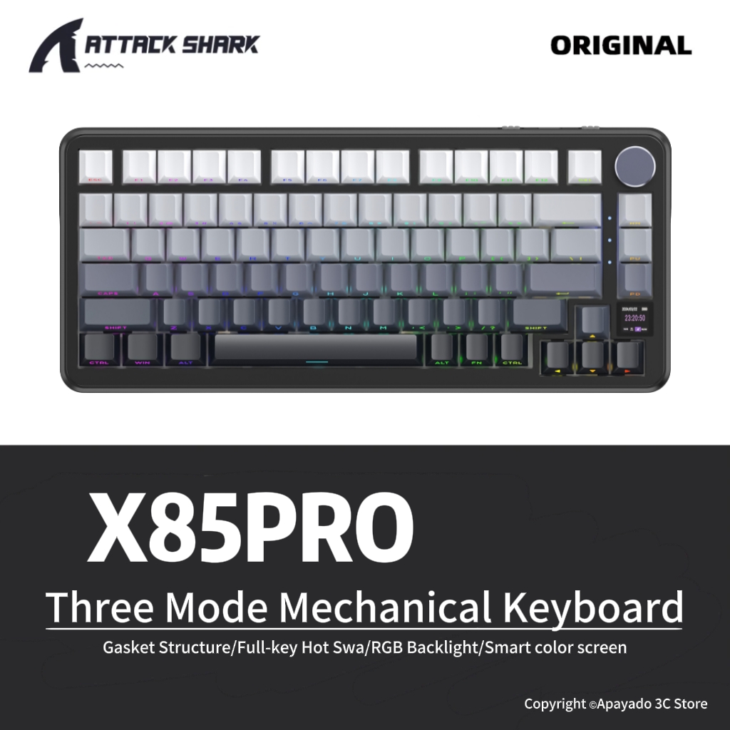 Gaming Keyboard Mini Mechanical - Tastiera da Gaming Wireless X85Pro ATTACK