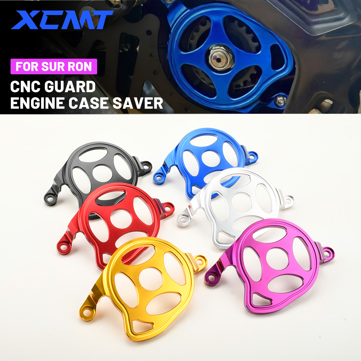 Aluminum Case 65 - Protezione Motore per Moto Elettrica Fuoristrada,