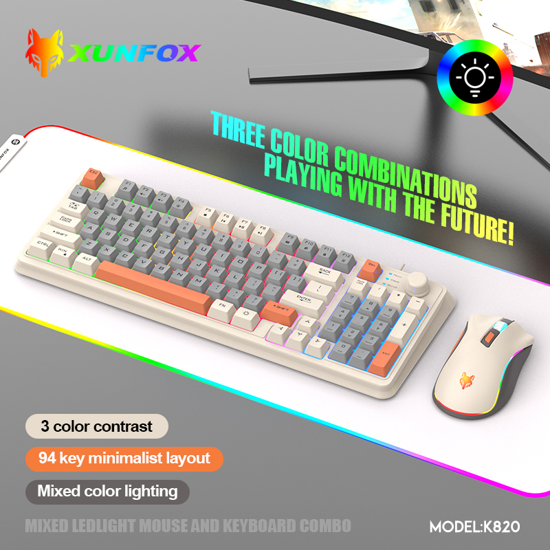 Gaming Keyboard And Mouse For Xbox - K820 Tastiera da gioco cablata USB