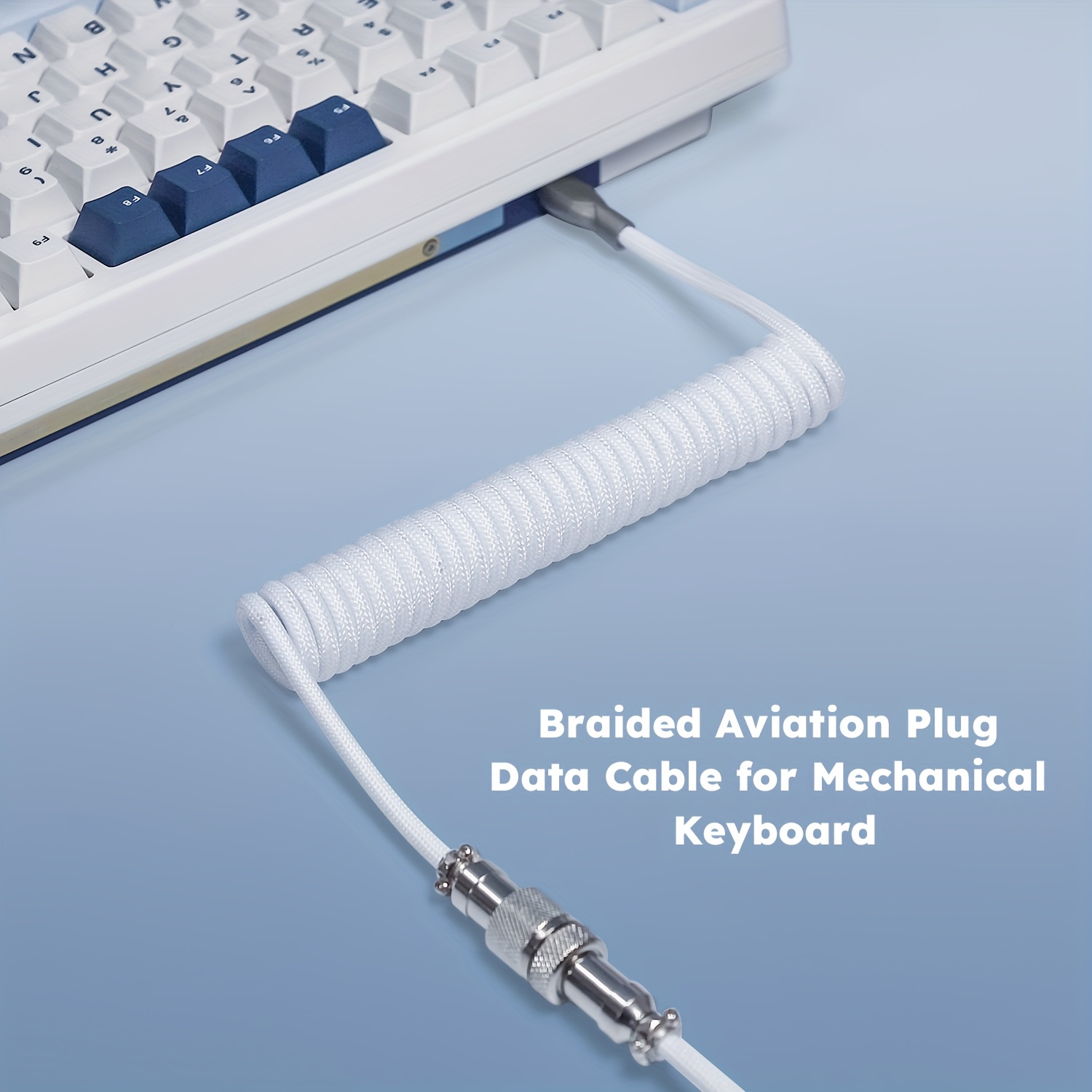 Coiled Usb Cable - Cavo a spirale per tastiera meccanica