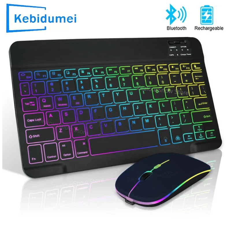 Gaming Keyboard And Mouse For Xbox - Mini tastiera wireless Bluetooth RGB retroilluminata