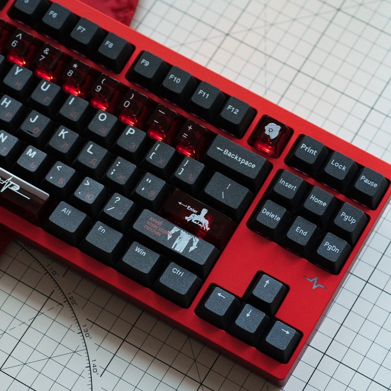 Keyboard Gaming Black - Set di copritasti a tema nero