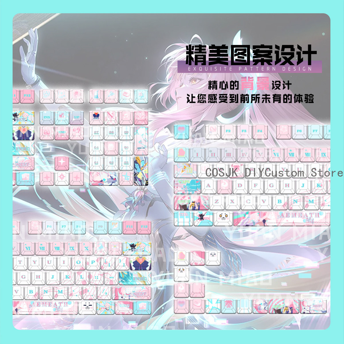 Set di 122 Tasti Anime Wutheri - Gaming Keyboard Top recensione e prezzo