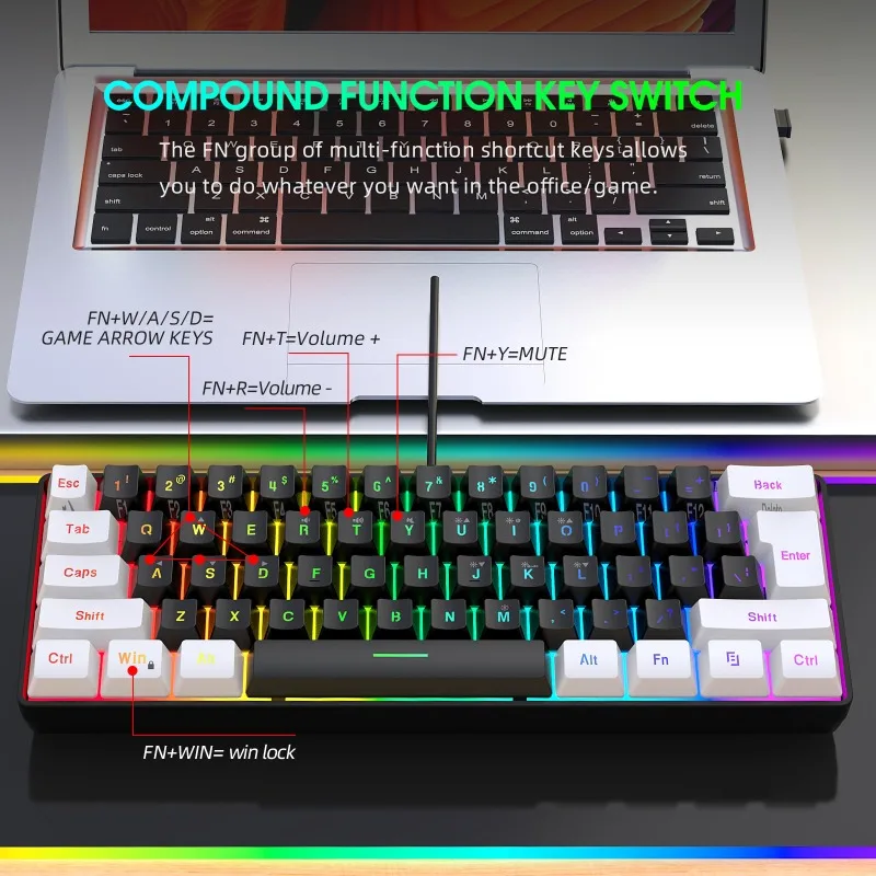 Kit Combo Tastiera e Mouse 60% - Gaming Keyboard And Mouse For Xbox recensione e prezzo