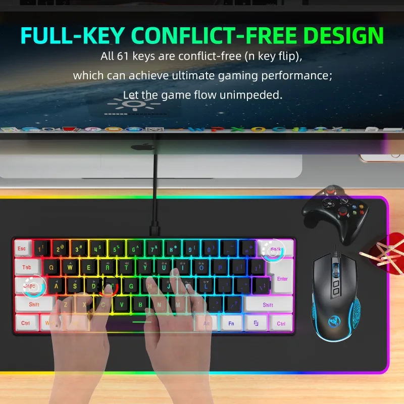 Kit Combo Tastiera e Mouse 60% - Gaming Keyboard And Mouse For Xbox recensione e prezzo