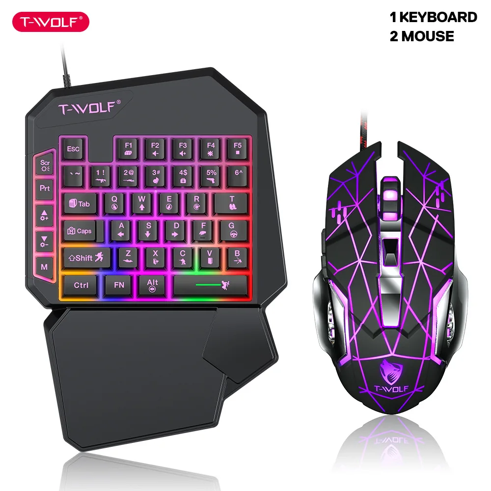 T-WOLF TF900 Set trono tastier - Gaming Keyboard Mobile recensione e prezzo