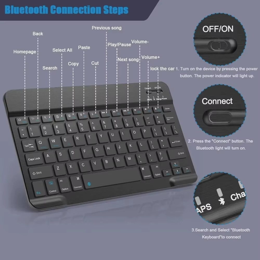 Tastiera wireless Bluetooth 5. - Gaming Keyboard Bluetooth recensione e prezzo