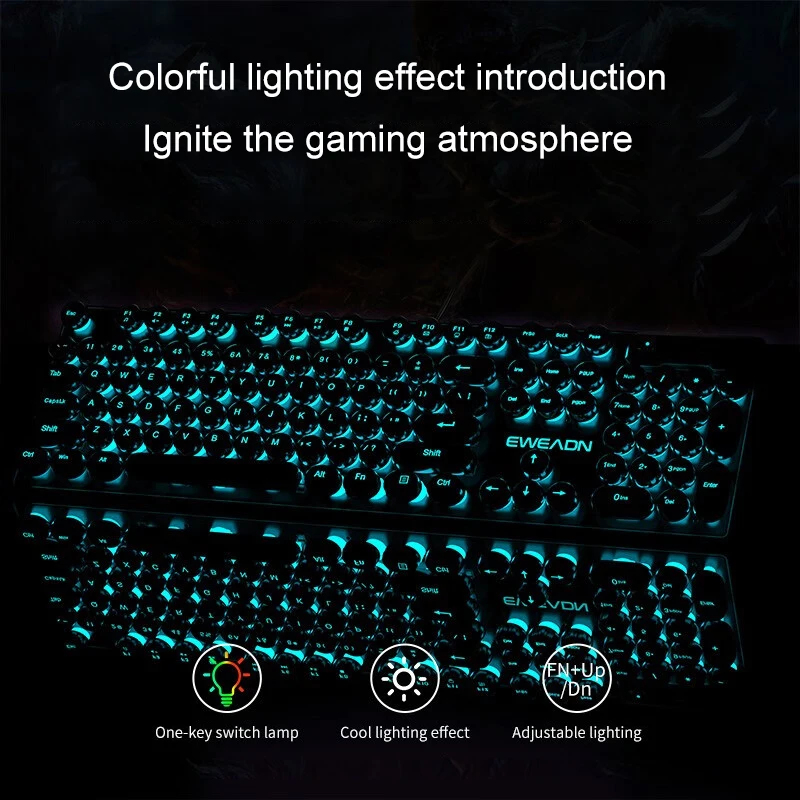 Set Tastiera e Mouse Stile Ret - Gaming Keyboard Mouse recensione e prezzo