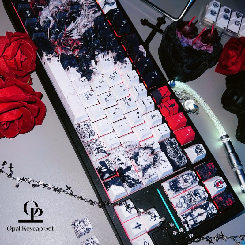 Keycap a tema bianco e nero PB - Keyboard Gaming Black recensione e prezzo