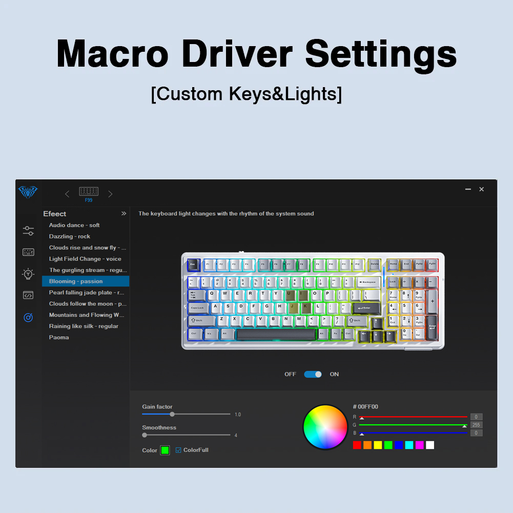 Aula F99 Tastiera meccanica da - Gaming Keyboard Bundle recensione e prezzo