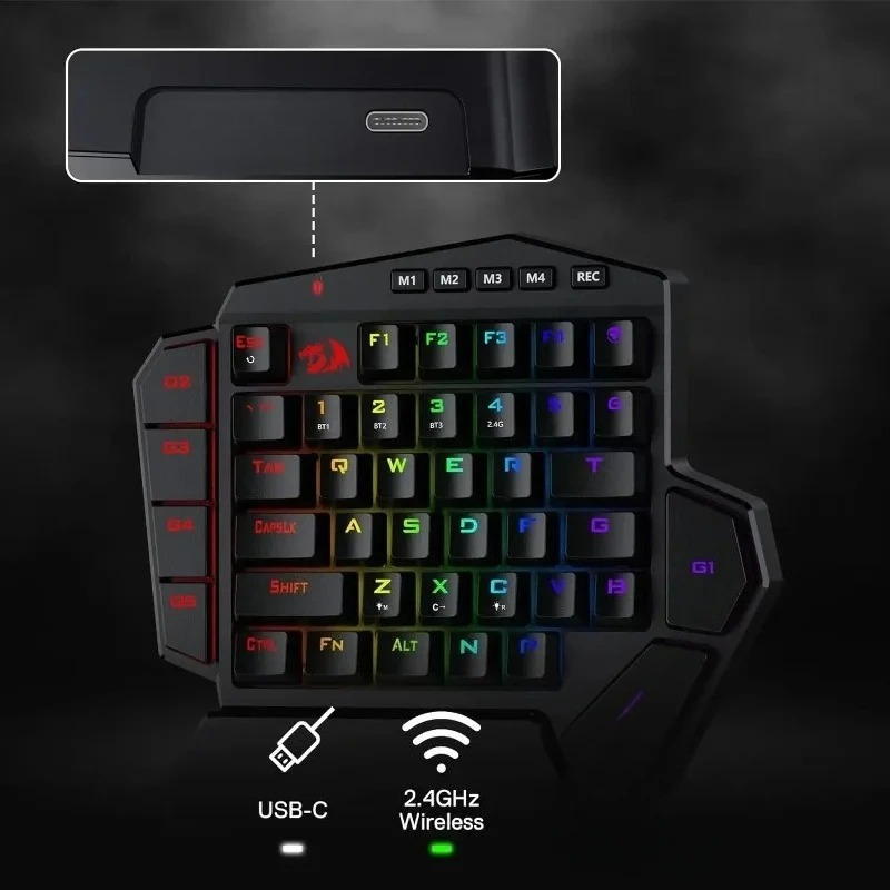 Nuova Tastiera Meccanica Wirel - Gaming Keyboard Half recensione e prezzo