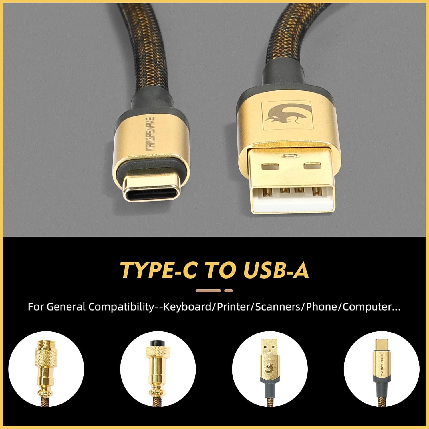 ATTACK SHARK * MAMBASNAKE C03  - Coiled Usb Cable recensione e prezzo