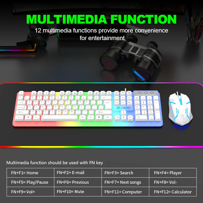 NG GTX350 Tastiera da gioco Mo - Gaming Keyboard Bundle recensione e prezzo