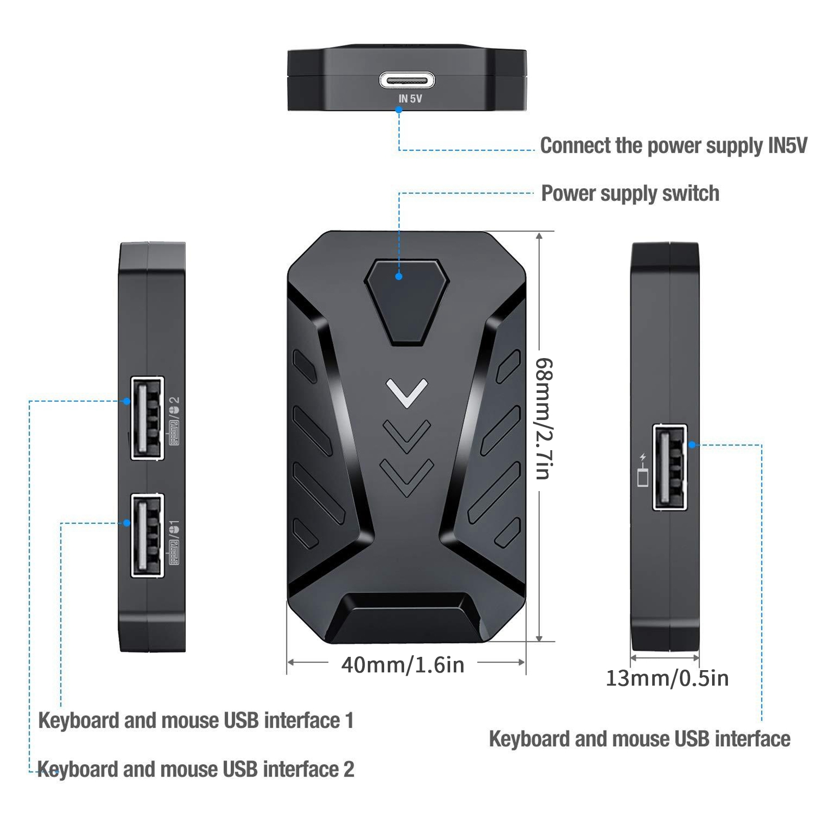 Adattatore convertitore mouse  - Gaming Keyboard Mobile recensione e prezzo