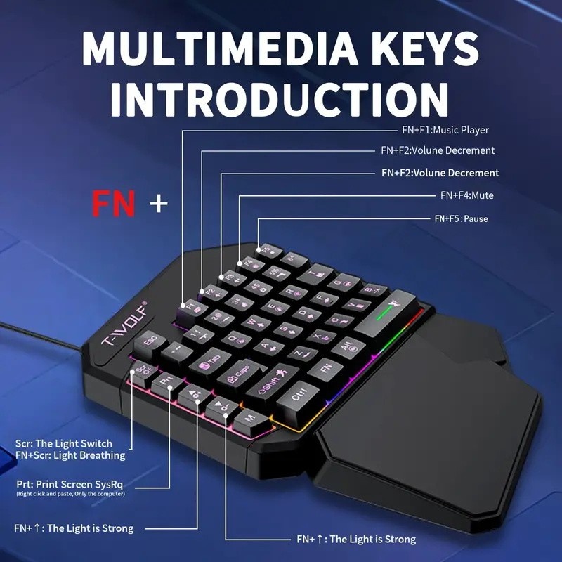 FocusOnPC TF900 Combo Converti - Gaming Keyboard Mobile recensione e prezzo