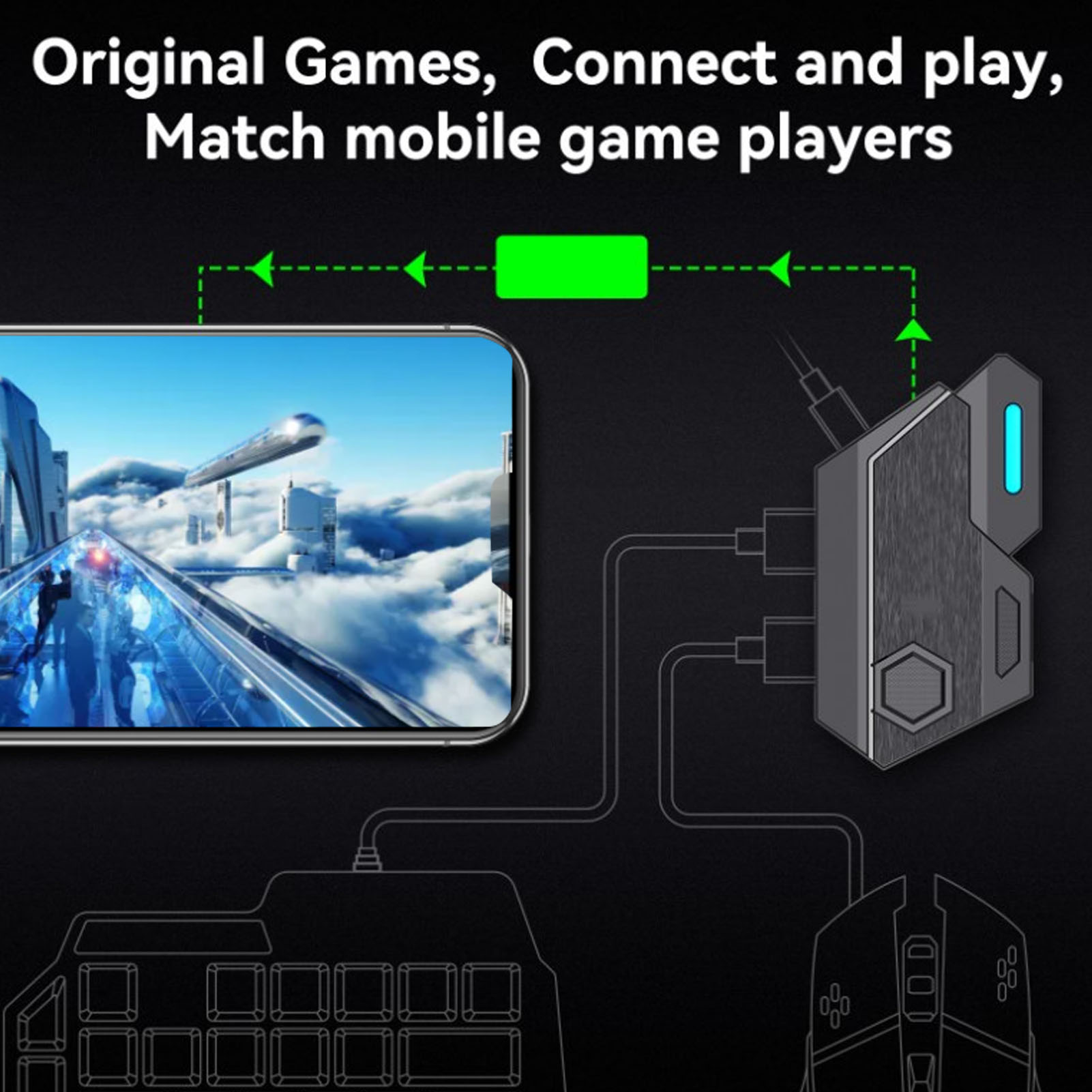 Pacchetto combinato per giochi - Gaming Keyboard Mobile recensione e prezzo