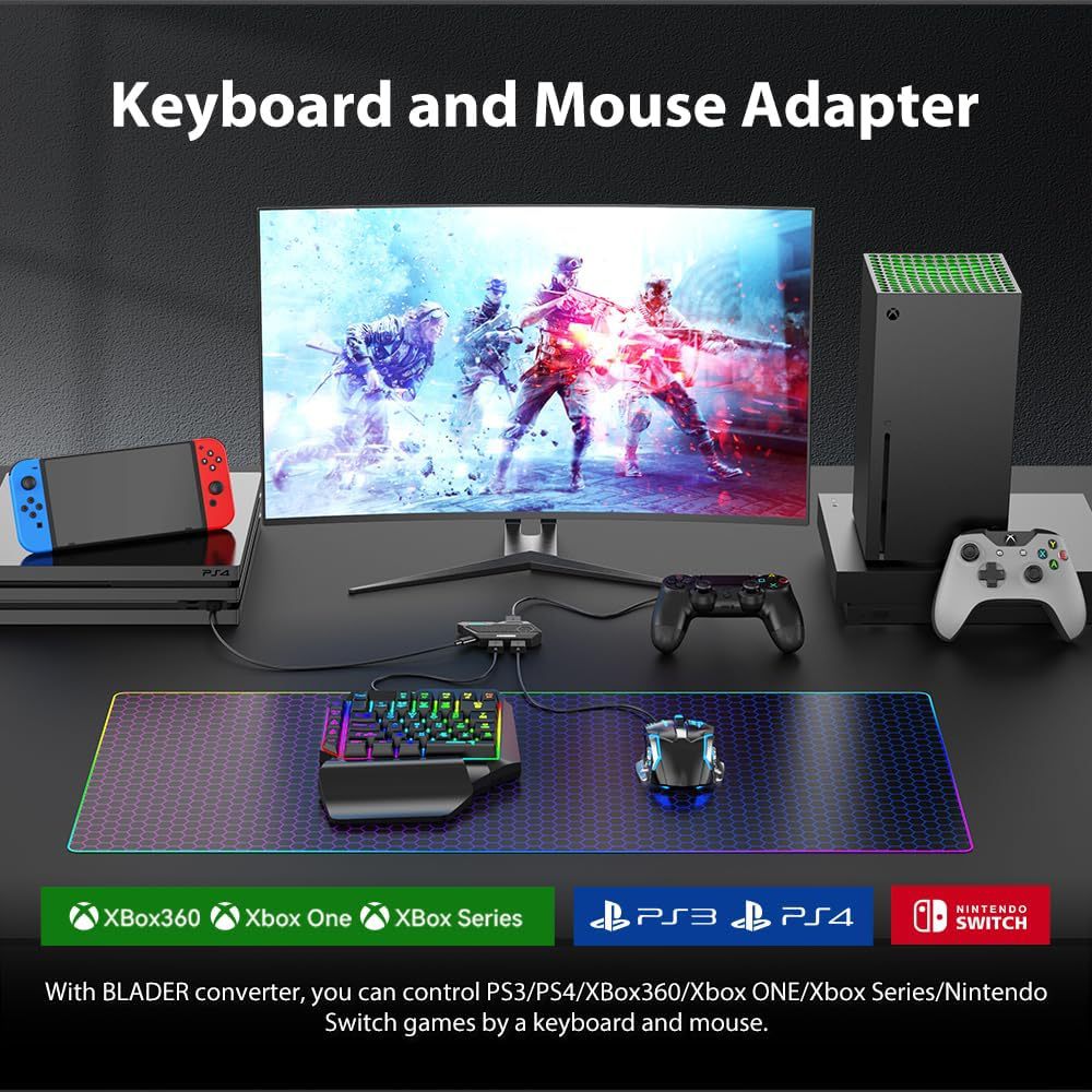Convertitore di giochi per dis - Gaming Keyboard And Mouse For Xbox recensione e prezzo